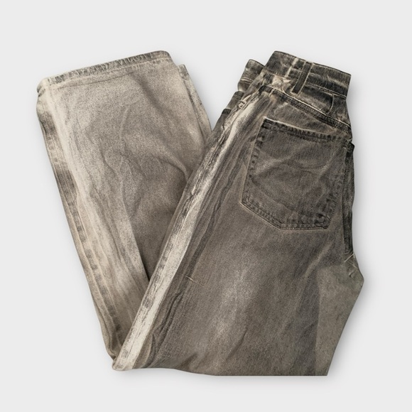 Zara Gray Relaxed Jeans High-Waisted Soft Denim - Picture 9 of 12